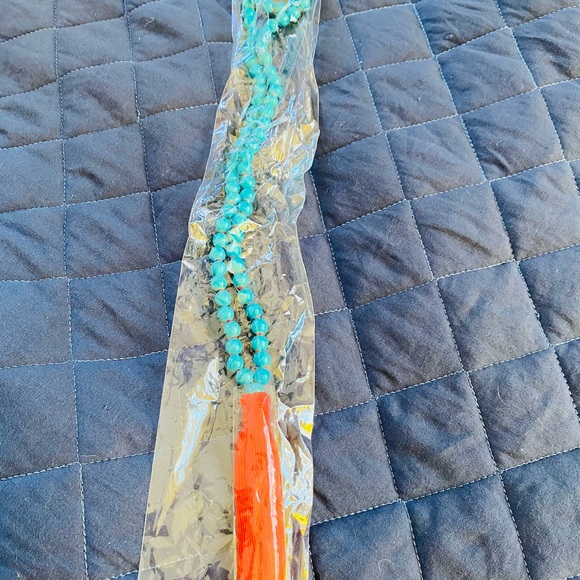 NWT Designer Amarita Singh’s Genuine Turquoise Necklace - Picture 2 of 3